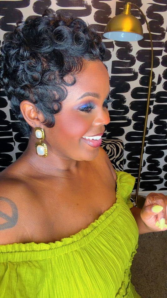 The fairy dust drop earrings