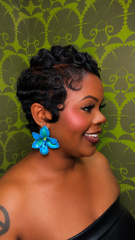 The Blue Bell earring