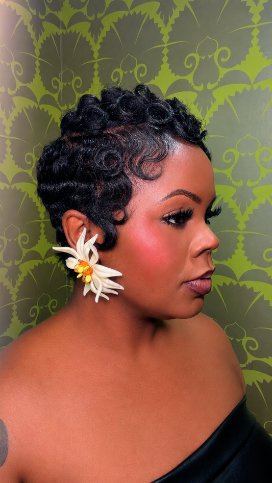 The sunflower Glow earrings